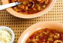 Slow Cooker Cabbage Soup with Sausage