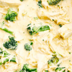 Slow Cooker Creamy Chicken and Broccoli Over Rice
