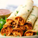 Baked Cream Cheese Chicken Taquitos Recipe