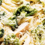 Three Cheese Chicken Broccoli Alfredo Recipe