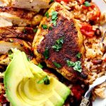 One Pan Southwest Blackened Cajun Chicken with Rice
